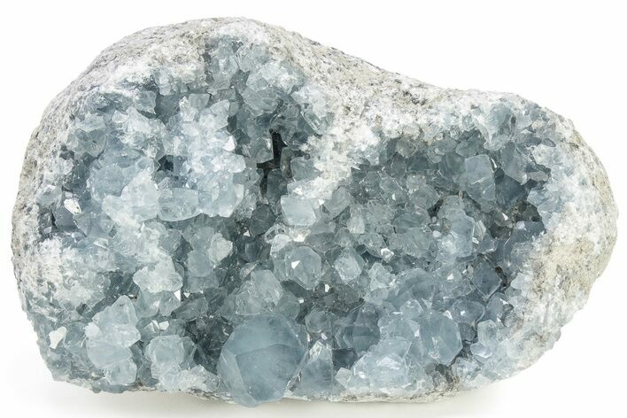 Sparkly Celestine (Celestite) Geode - Madagascar #228960